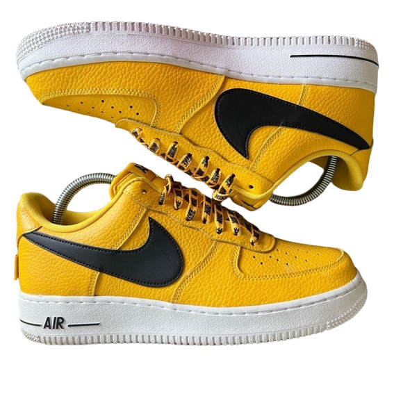 Nike Men's Air Force 1 Low NBA Amarillo Statement Game Shoe Size 8.5 #627 - Picture 8 of 11